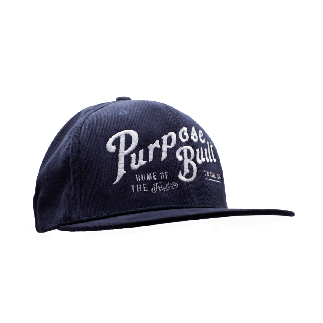 Freightline Snapback - Corduroy Navy - Purpose-Built / Home of the Trades