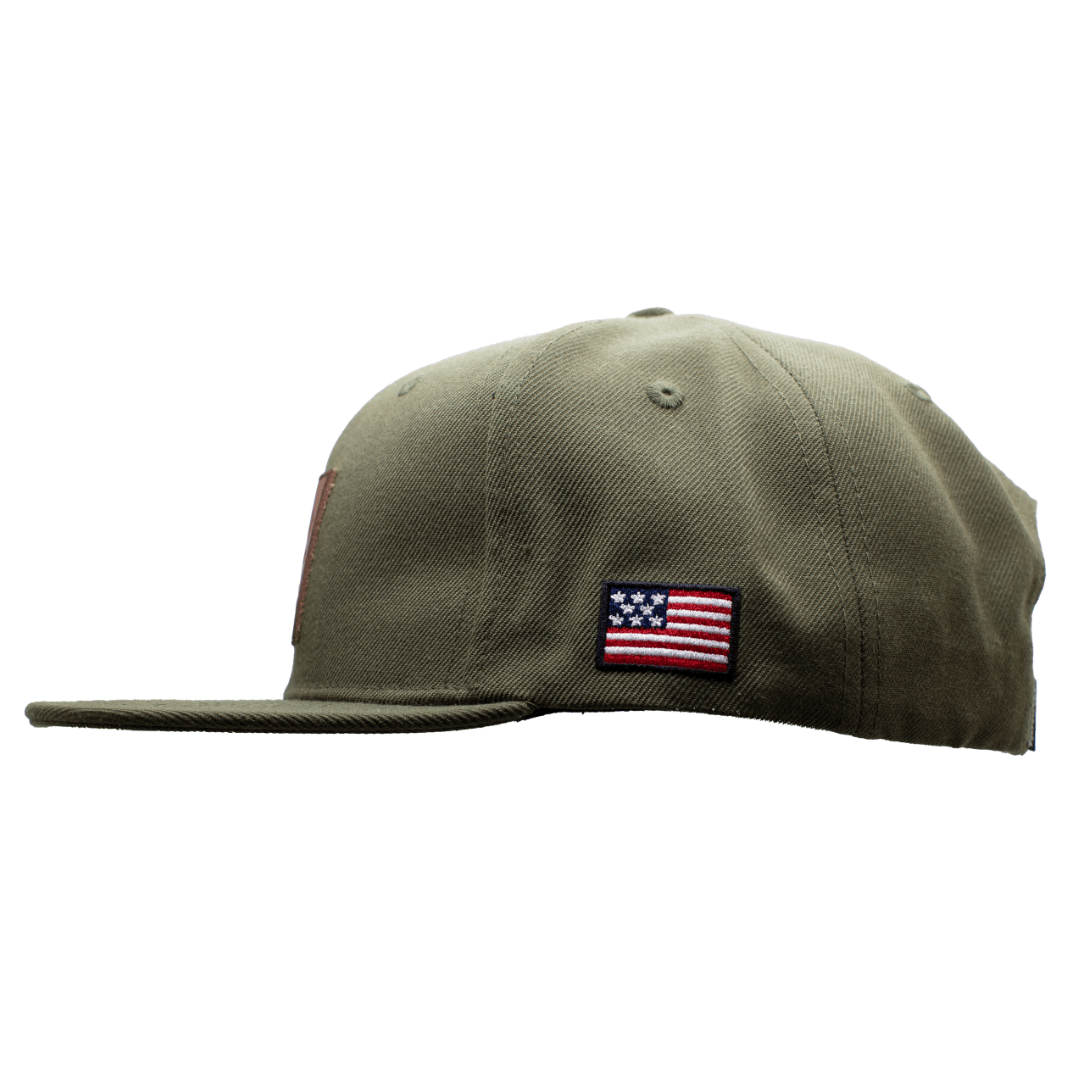 Trademark Leather Patch Hat - Olive - Purpose-Built / Home of the Trades
