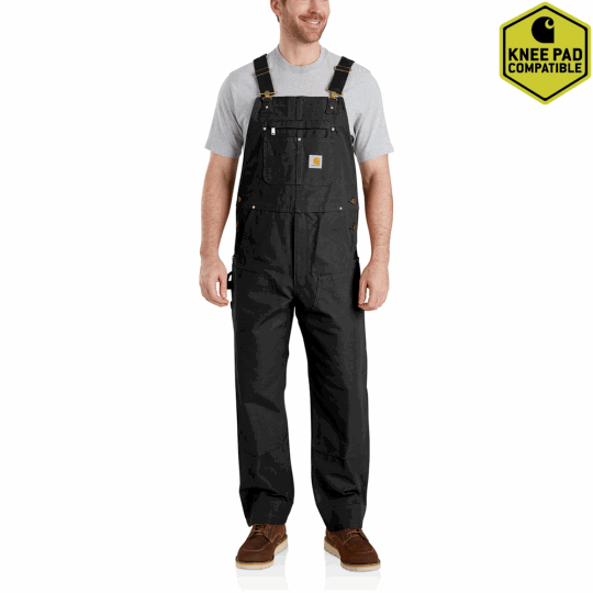 102776-001 - Duck Bib Overalls - Black - Purpose-Built / Home of the Trades -  - 