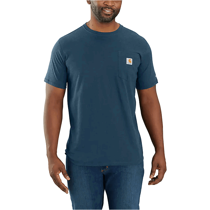 104616 - Carhartt force® relaxed fit midweight short-sleeve pocket t-shirt - Light Huron Heather - Purpose-Built / Home of the Trades -  - 