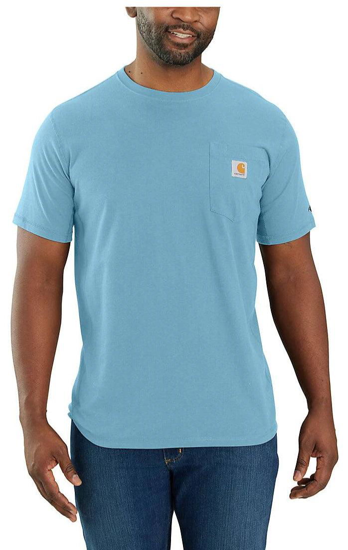 104616 - Carhartt force® relaxed fit midweight short-sleeve pocket t-shirt - Powder Blue - Purpose-Built / Home of the Trades -  - 