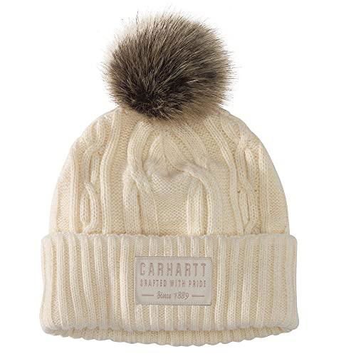 105464 Women's Knit Pom Beanie, Winter White - Purpose-Built / Home of the Trades -  - 