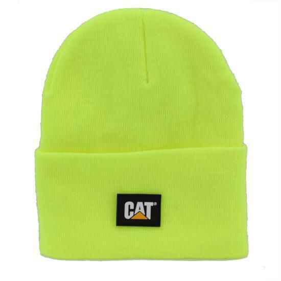 1090026 - Cat Label Cuff Beanie - Hi Viz Yellow - Purpose-Built / Home of the Trades -  - 