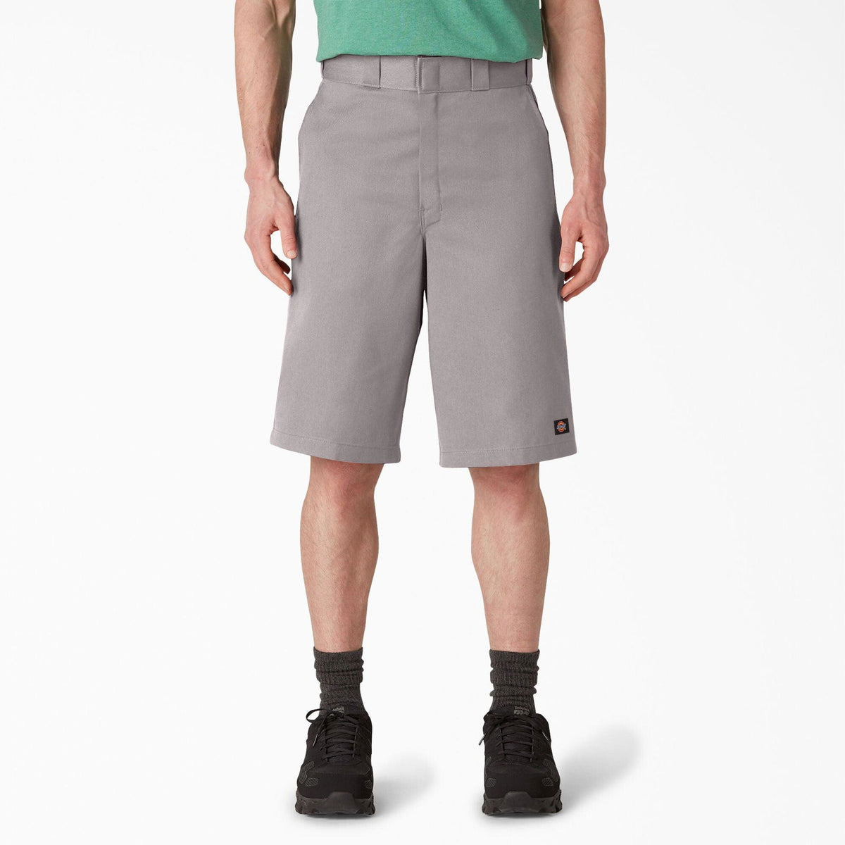 13 Loose Fit Multi Use Pocket Work Shorts Silver Grey