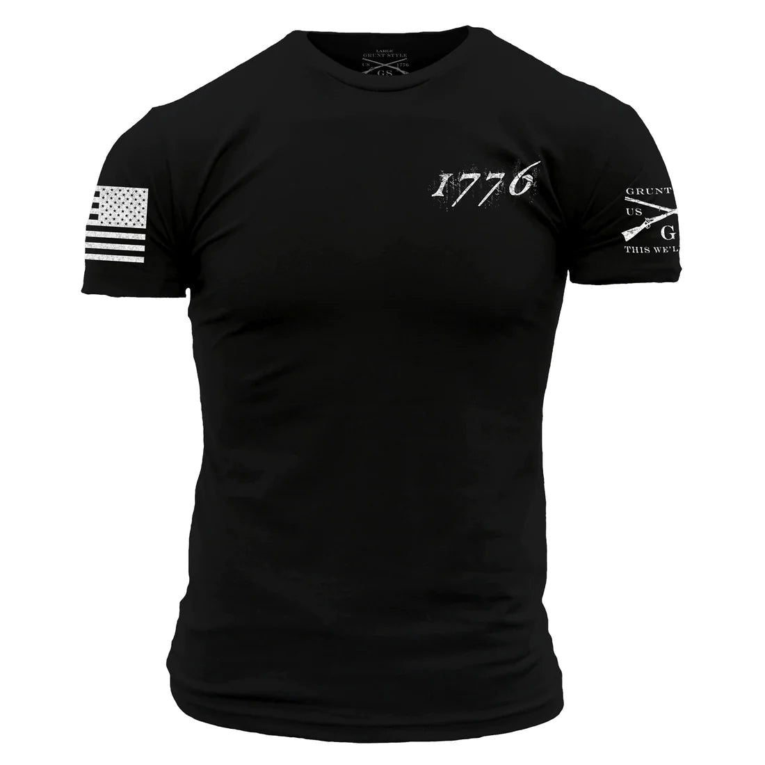 1776 Flag Tee - Black - Purpose-Built / Home of the Trades -  - 