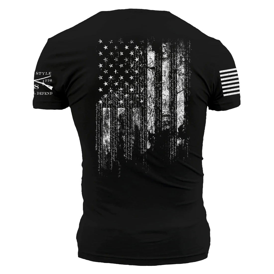 1776 Flag Tee - Black - Purpose-Built / Home of the Trades -  - 