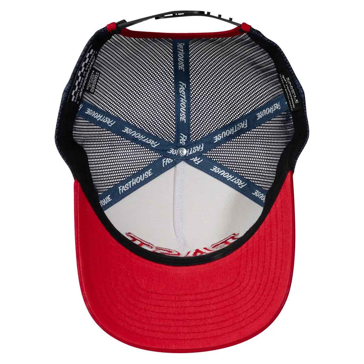 House of Speed Hat- Off White/Red