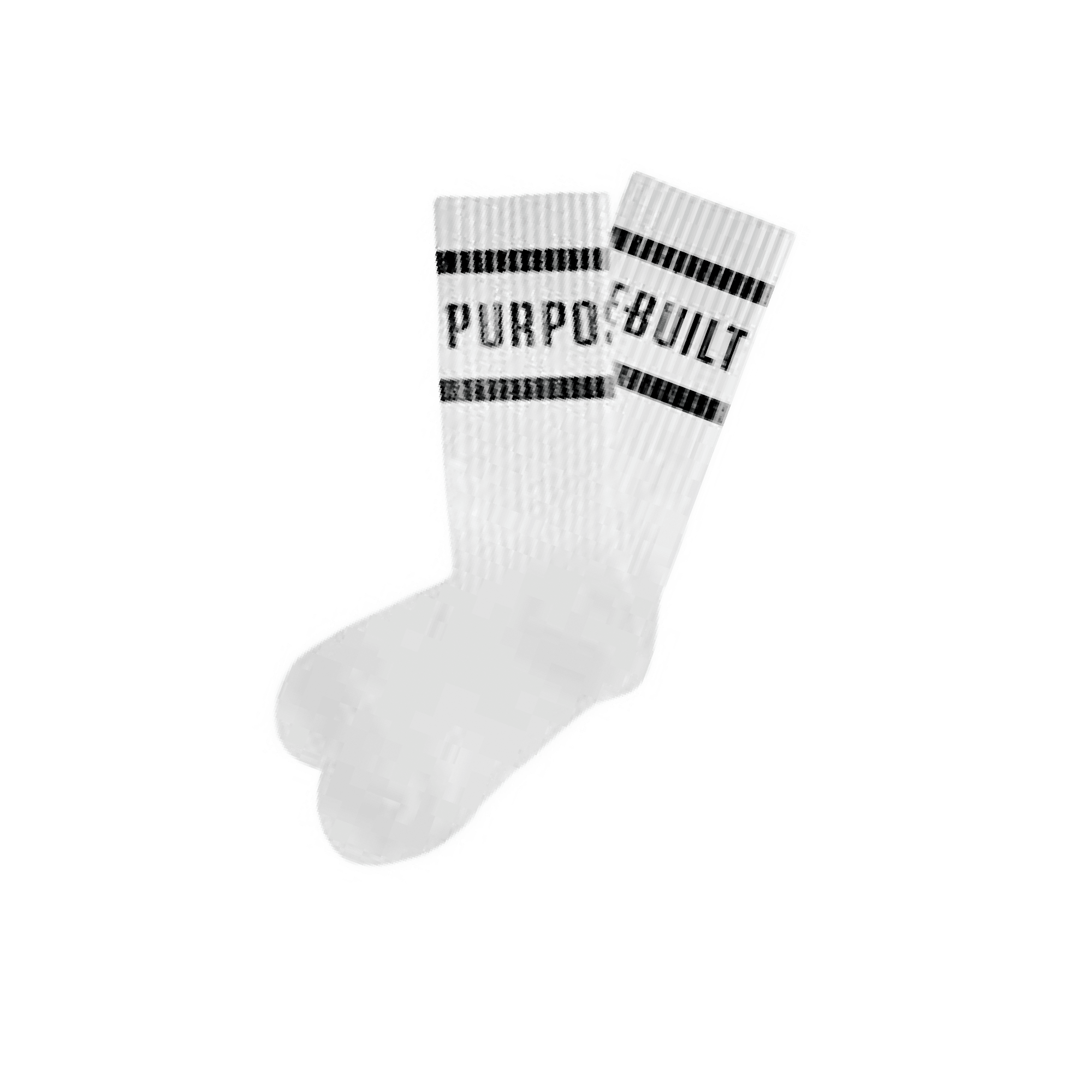 Purpose-Built Athletic Socks, White - Purpose-Built / Home of the Trades
