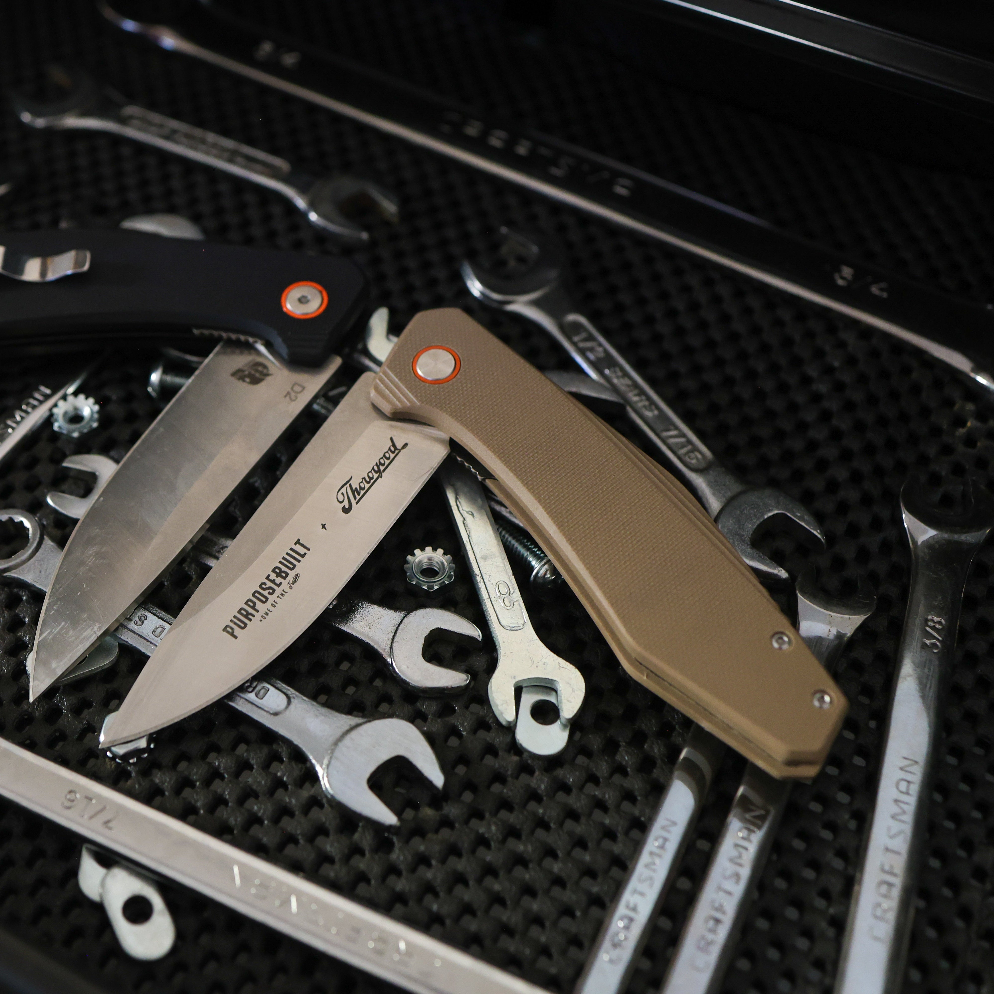 Limited Edition - Thorogood x Purpose-Built x Crimson M6 Folder, Black
