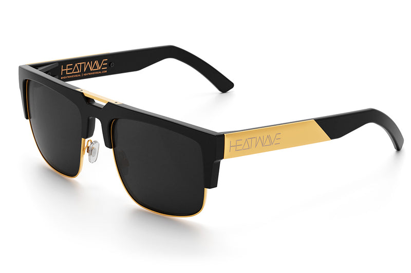 Interceptor Black & Gold - Polarized Black Lens