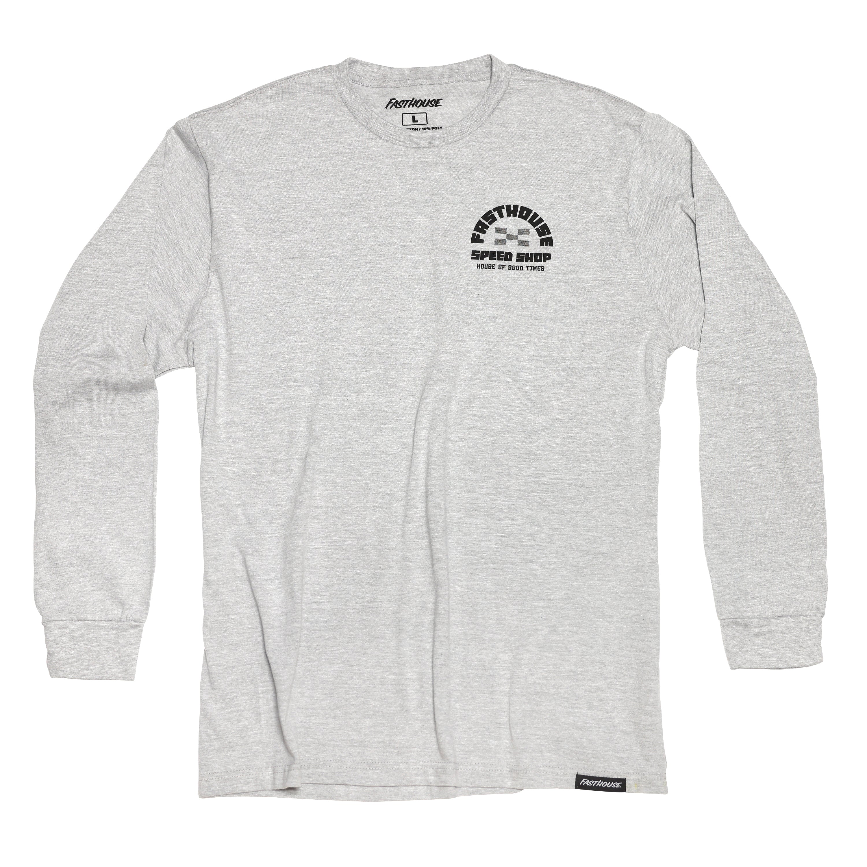 Iron Steed L/S Tee - Light Grey