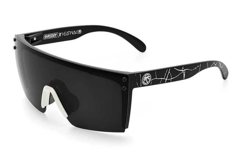 Lazer Face Z87 - Shreddy Crack White Polarized