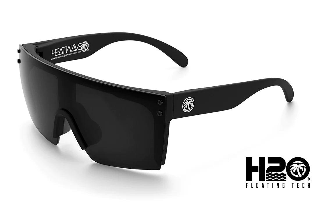 H20 Lazer Face Floating Sunglasses: Black