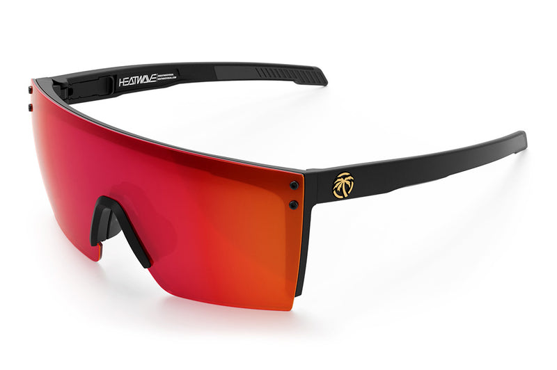 PERFORMANCE XL LAZER FACE SUNGLASSES: POLARIZED RED/ORANGE Z87+