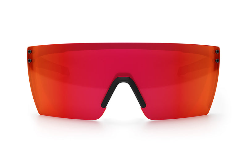 PERFORMANCE XL LAZER FACE SUNGLASSES: POLARIZED RED/ORANGE Z87+