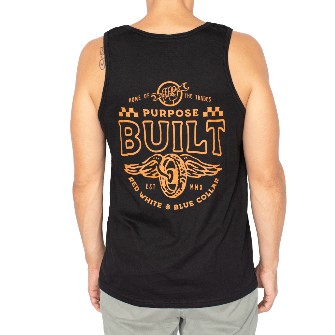 Live Fast Tank - Black - Purpose-Built / Home of the Trades
