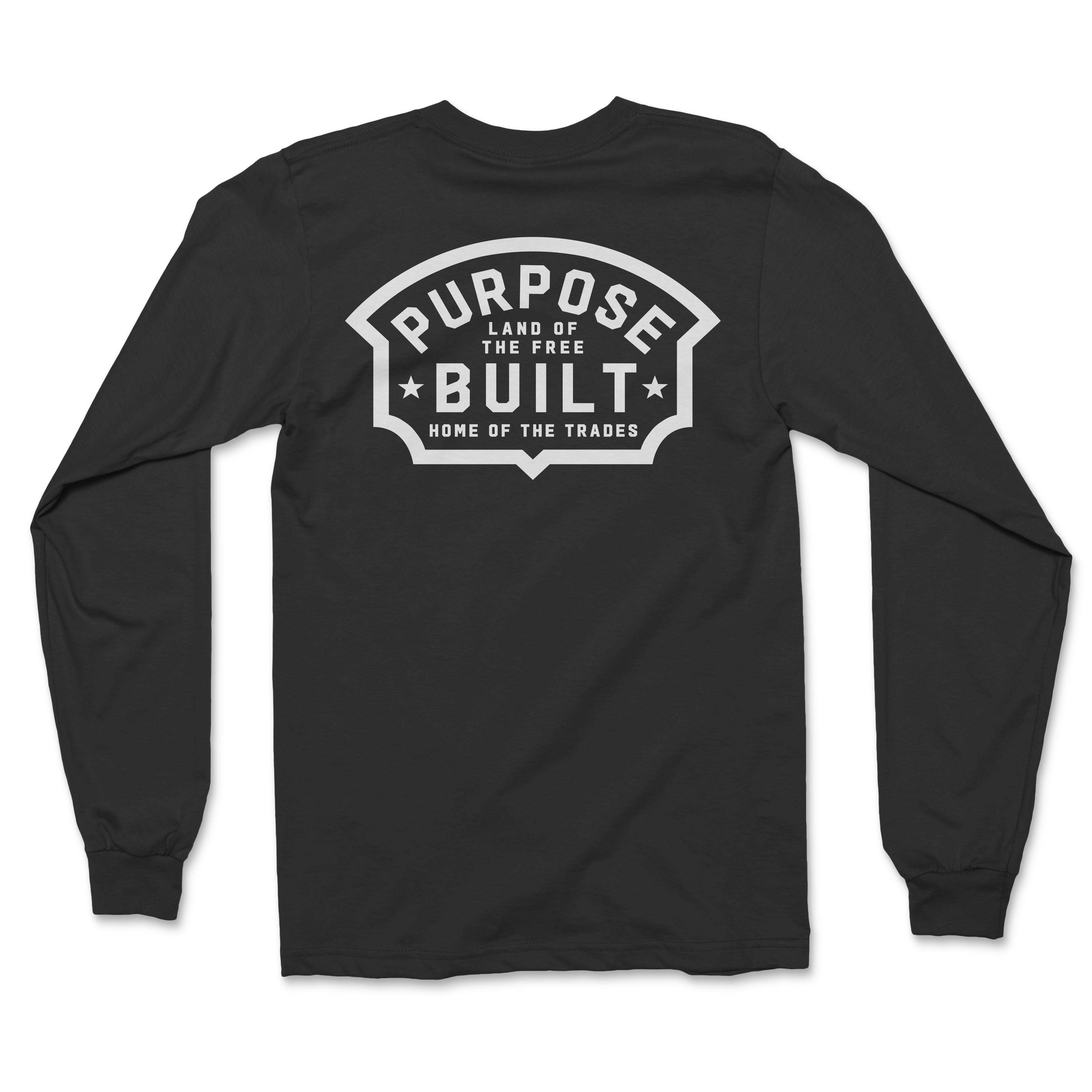 Cadillac Long Sleeve Tee, Jet Black