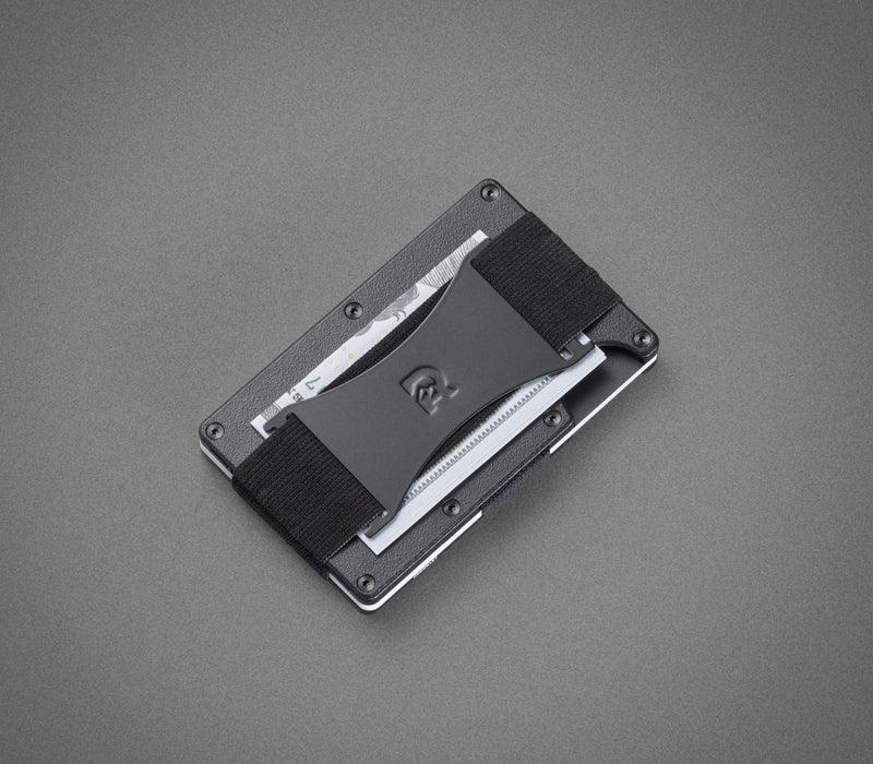 Matte Black Titanium Minimalist Wallet - Cash Strap - Purpose-Built / Home of the Trades