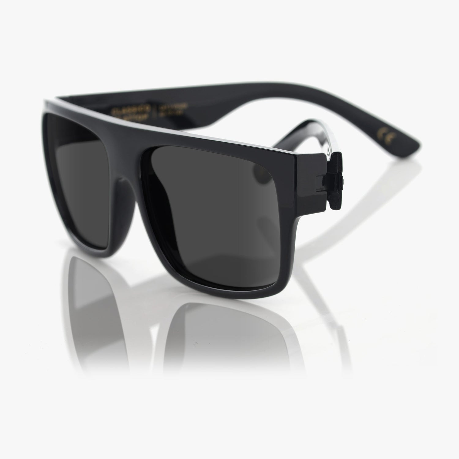 Classico Flattop - Matte Black on Black / Grey Polarized