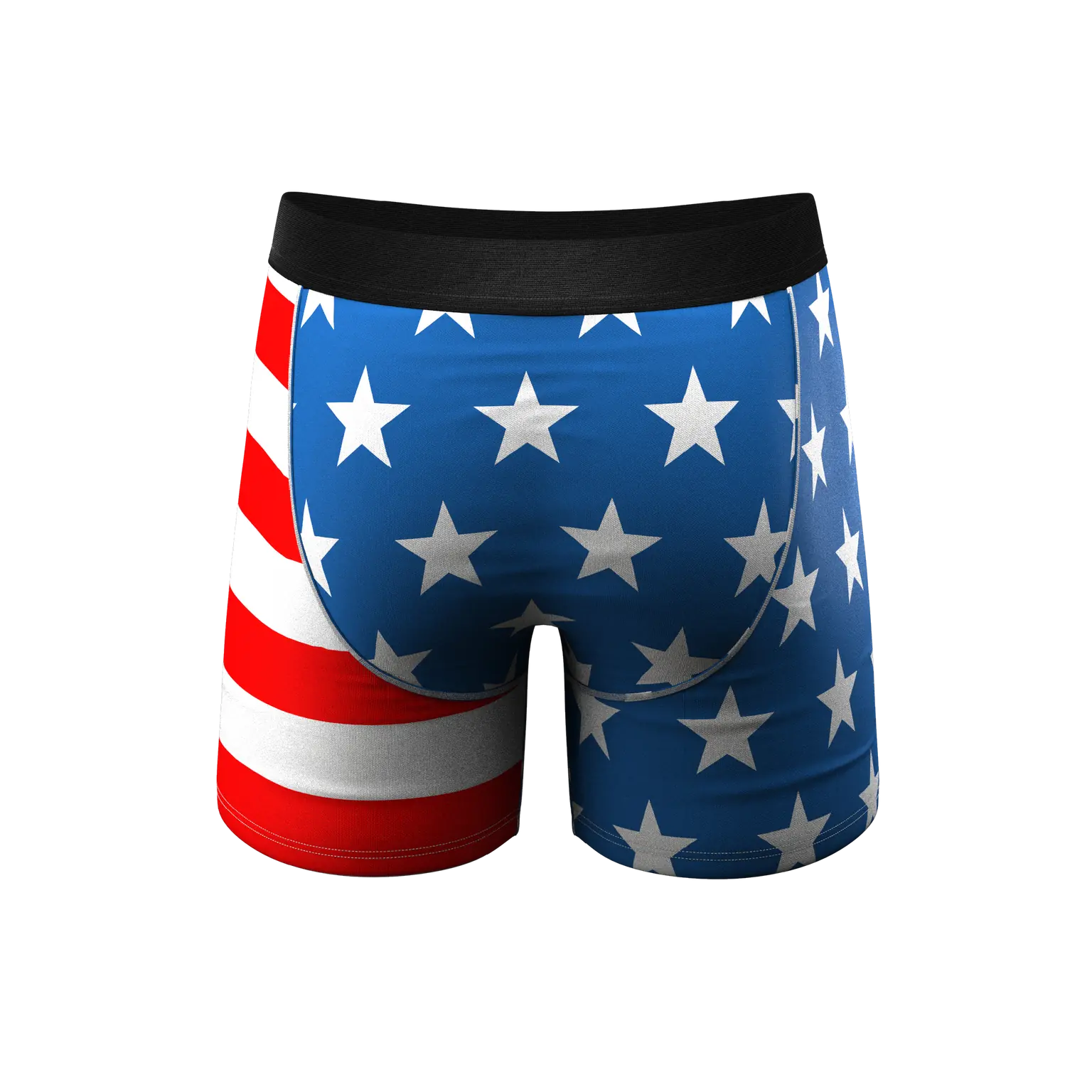 The Mascot - American Flag Ball Hammock® Pouch Underwear With Fly