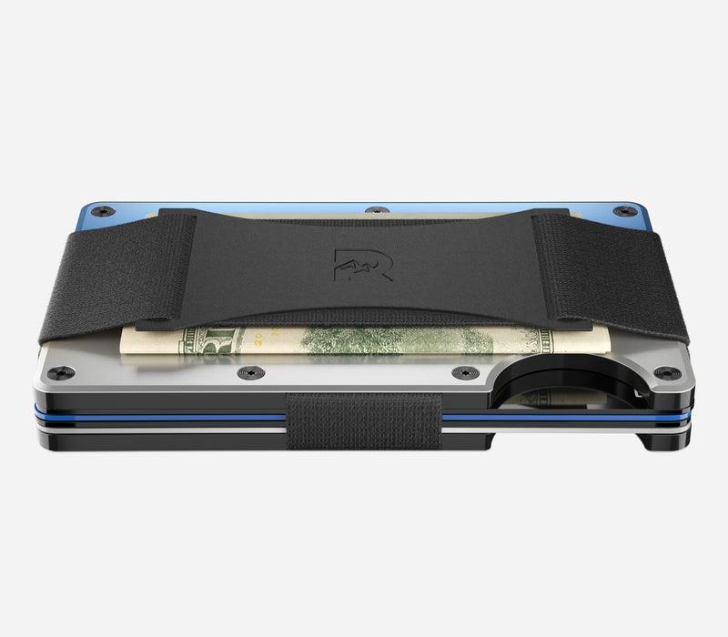 Burnt Titanium Minimalist Wallet - Cash Strap