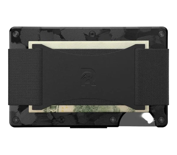 小物 the RIDGE Forged Carbon Cash Strap Forged Carbon Wallet - Cash Strap