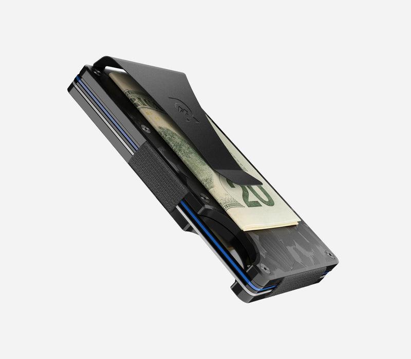 Forged Carbon Minimalist Wallet - Money Clip