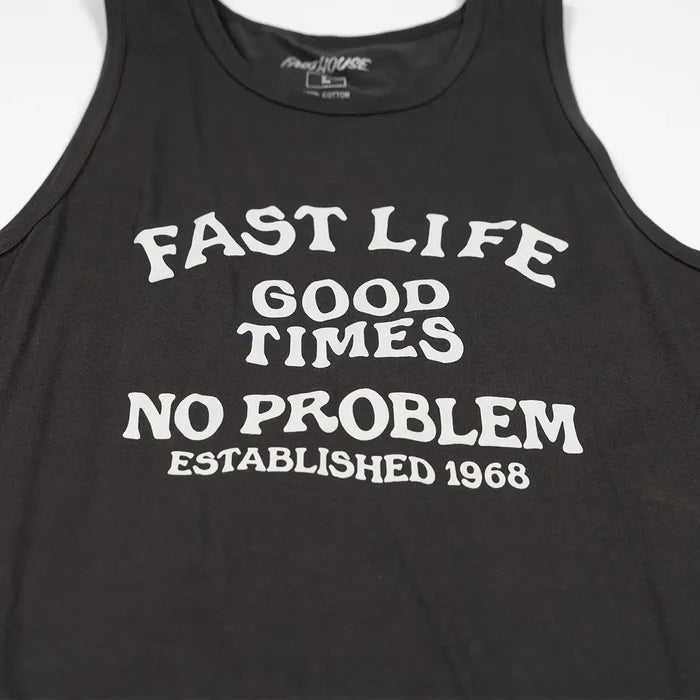 No Problem Tank - Graphite Black