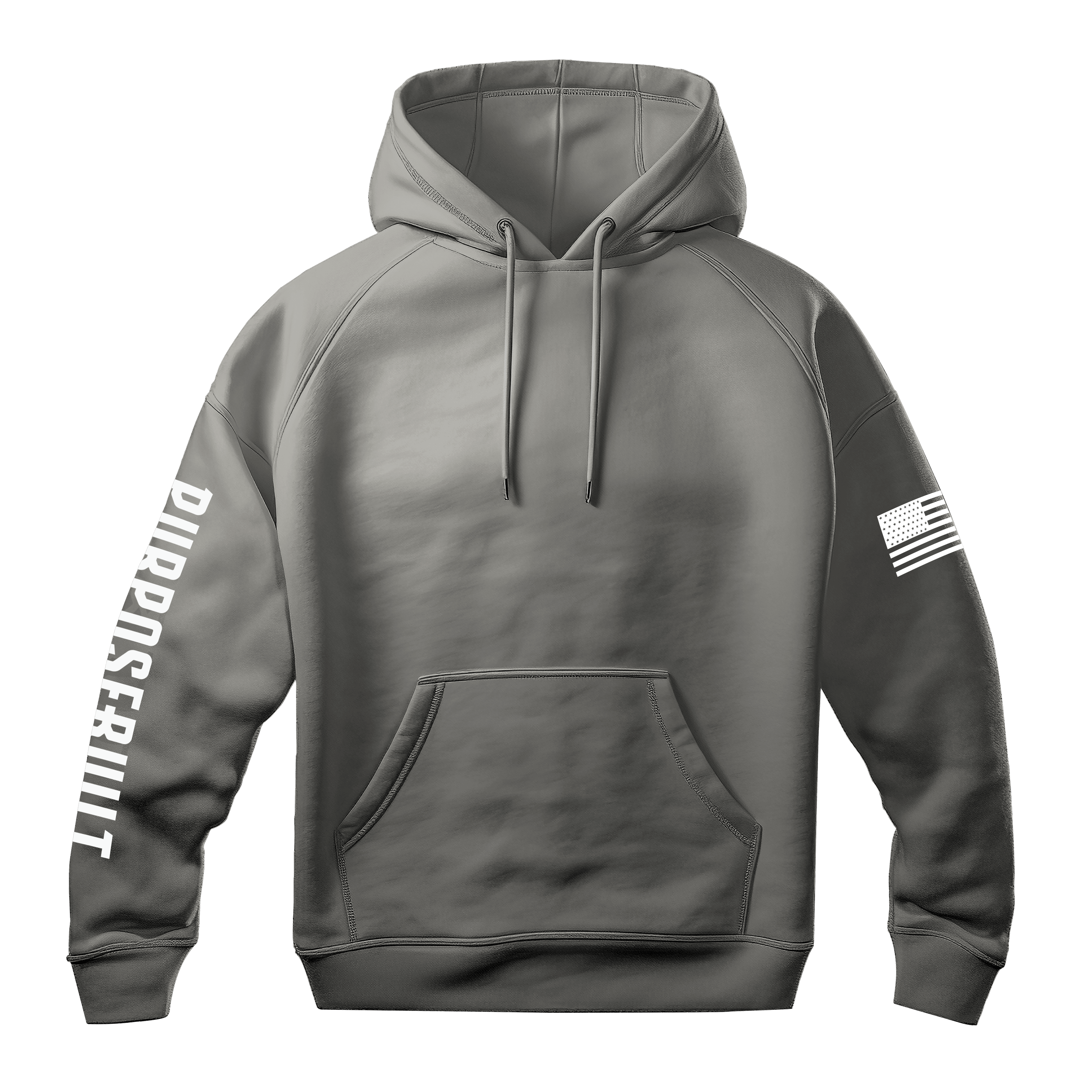 PB Logo Hoodie, Charcoal - Purpose-Built / Home of the Trades