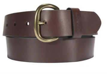 Women's Bridle Leather Thin Belt - Brown