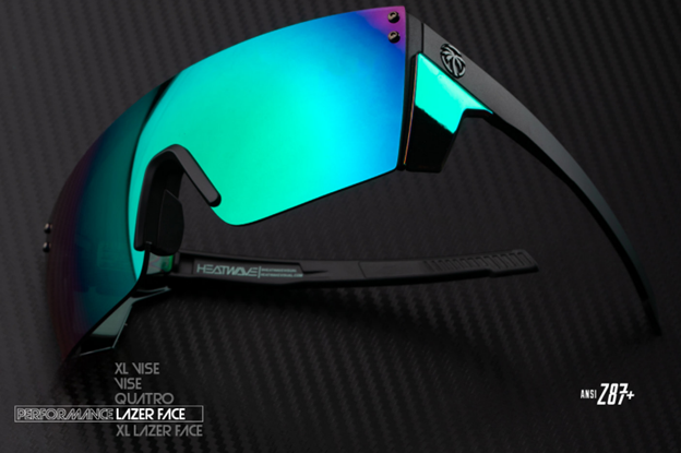 Performance Lazerface Matte Black - Silver Lens