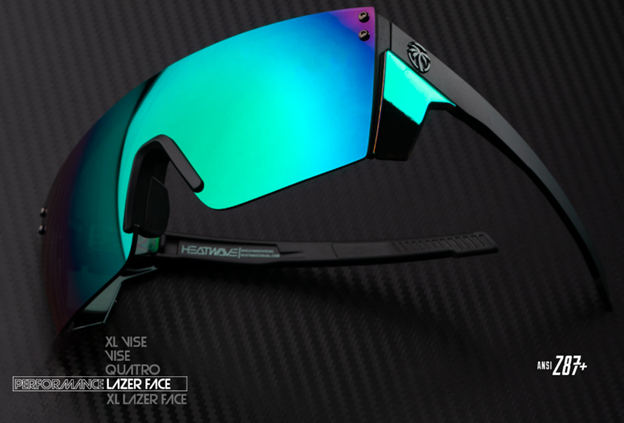Performance Lazerface Matte Black - Ultra Black Polarized Lens