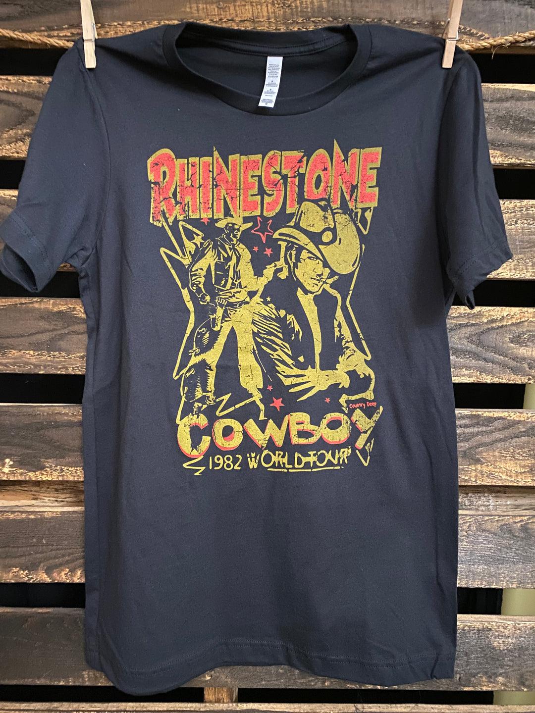 Rhinestone Cowboy T-Shirt - Black - Purpose-Built / Home of the Trades