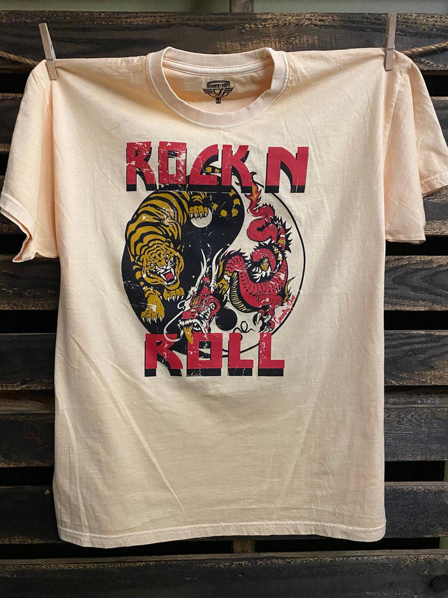 Rock n' Roll T-Shirt - White - Purpose-Built / Home of the Trades
