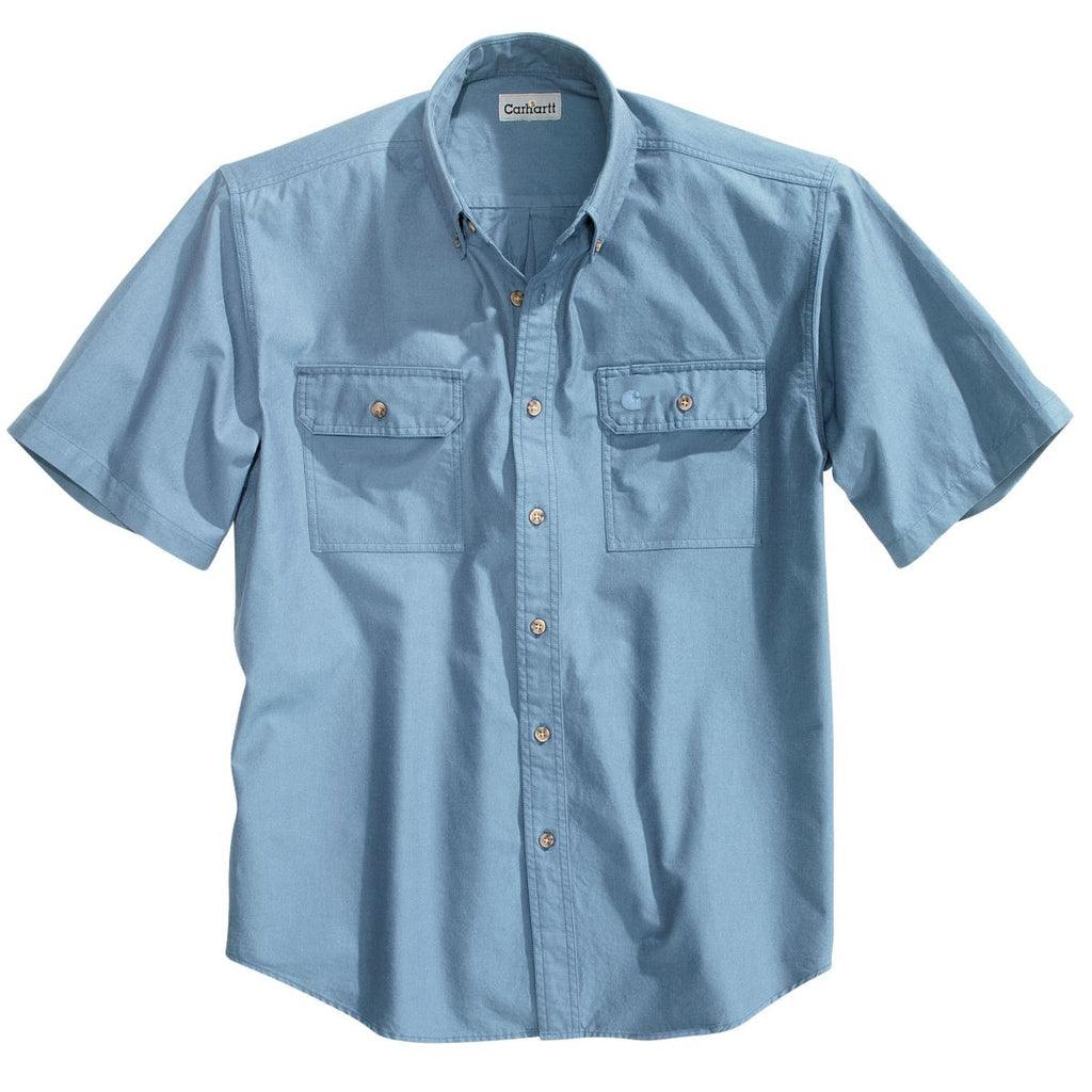 Fort Solid Short Sleeve - Blue Chambray - Purpose-Built / Home of the Trades