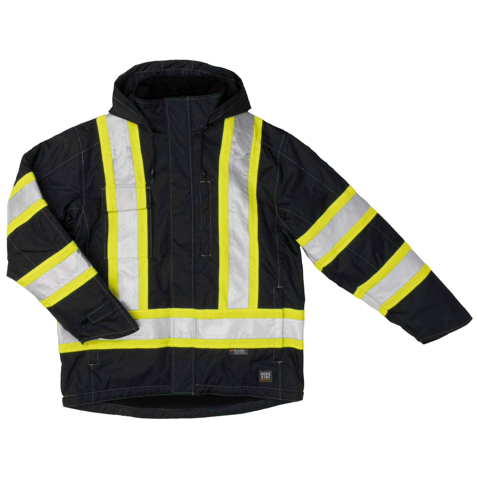 Fleece Safety Jacket - Black