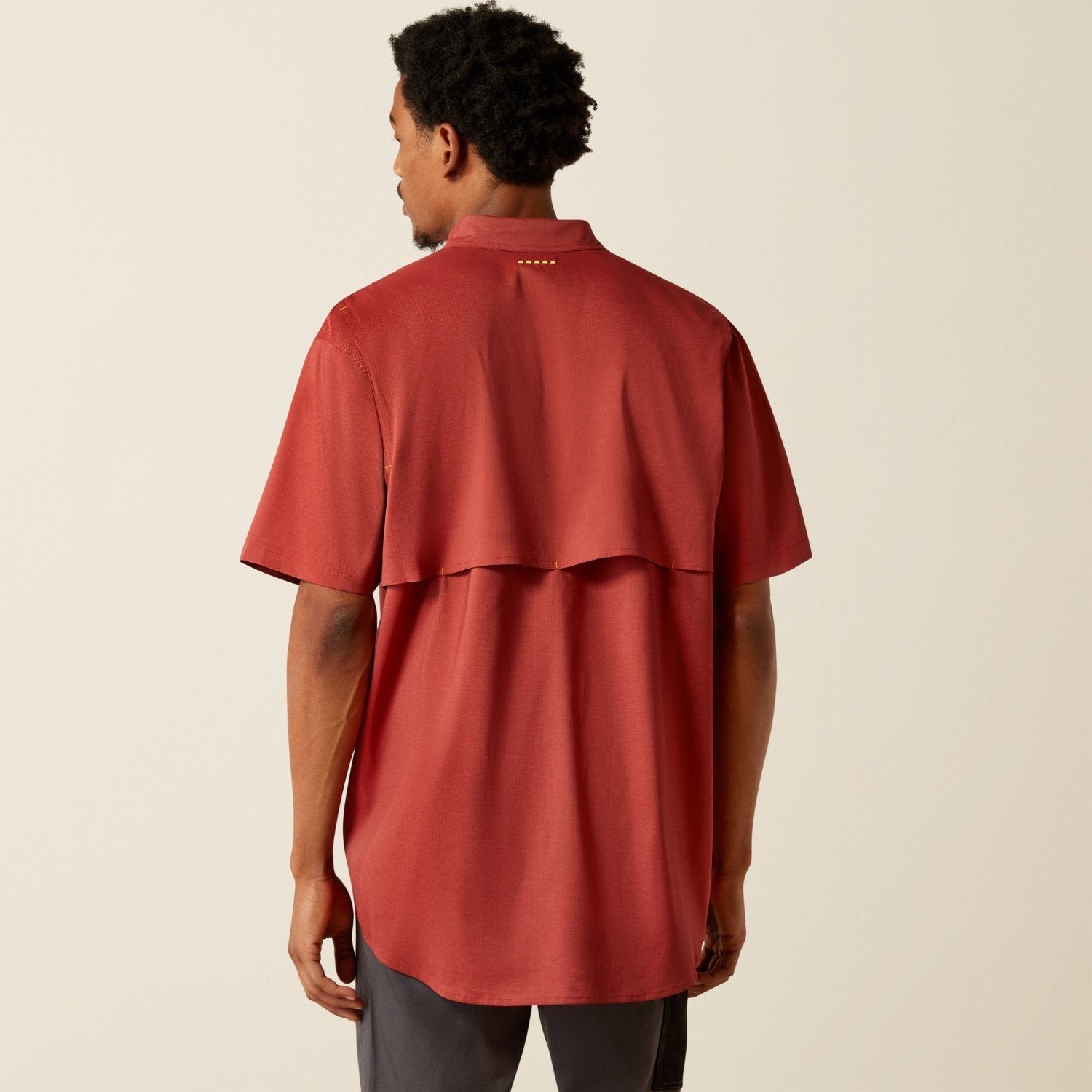 Made Tough™ VenTEK™ Durastretch™ Work Shirt, Short Sleeve, Firebrick Red