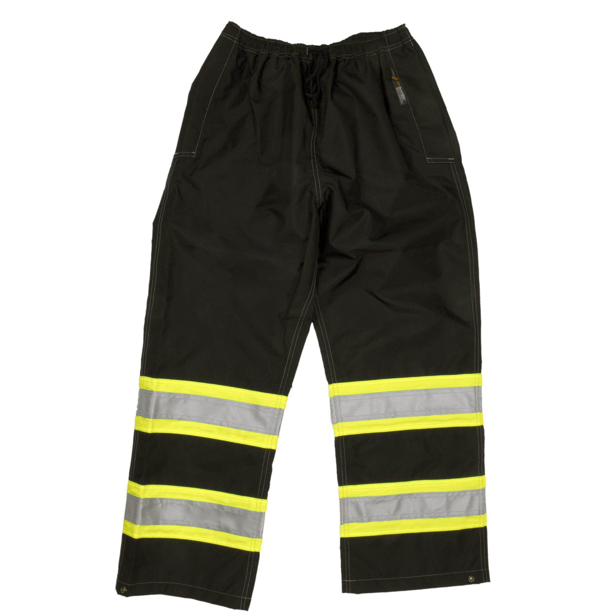 Safety Rain Waist Pant - Black 2X 3X - Purpose-Built / Home of the Trades