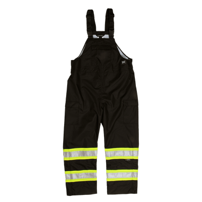 Safety Rain Bib Overall - Black