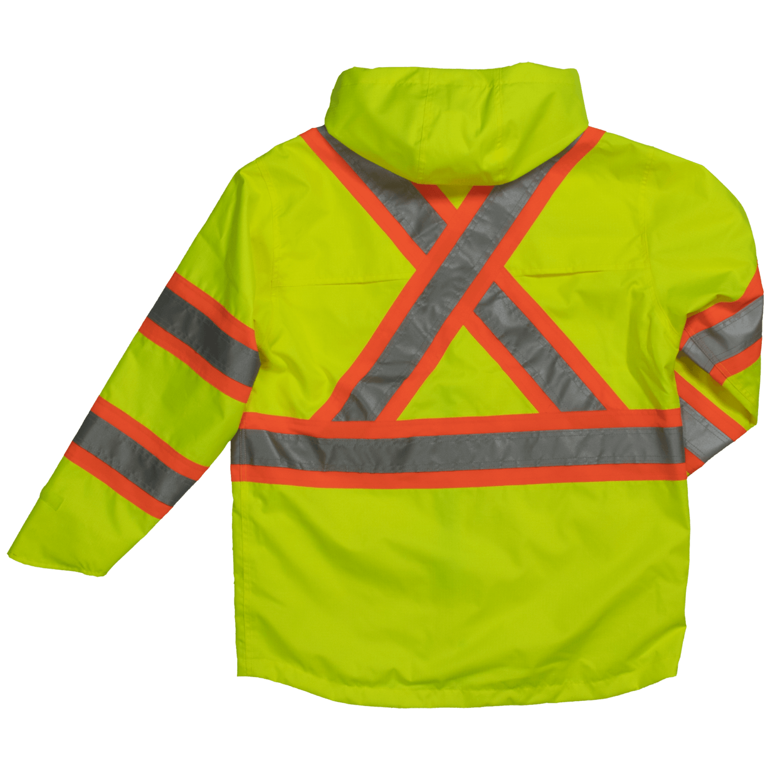 Safety Rain Jacket - Green 3X+