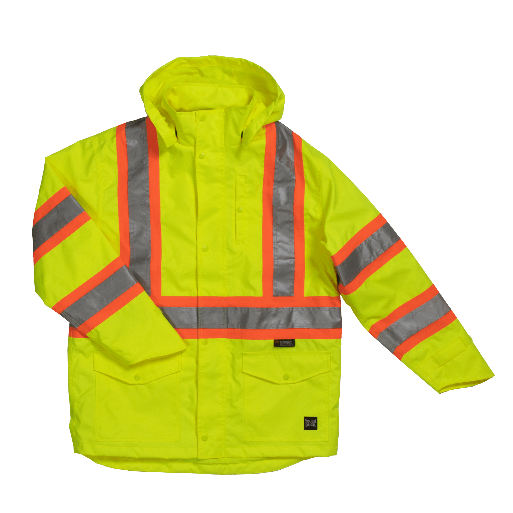 Safety Rain Jacket - Green 3X+