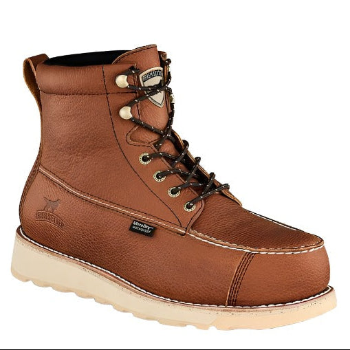 Irish Setter Wingshooter 6-inch waterproof composite toe boot in tan, wide widths available
