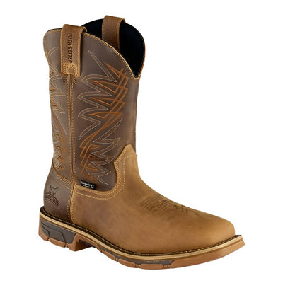 Marshall Men's 11-Inch Waterproof Leather SteelToe Pull-On Boot