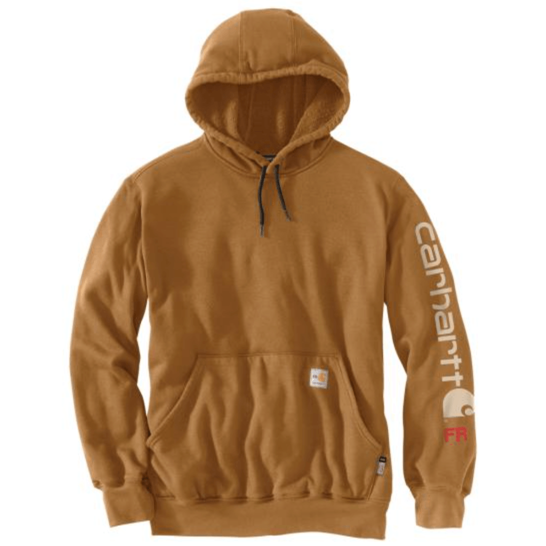 FR Long Sleeve Graphic Sweatshirt - Carhartt Brown - Purpose-Built / Home of the Trades