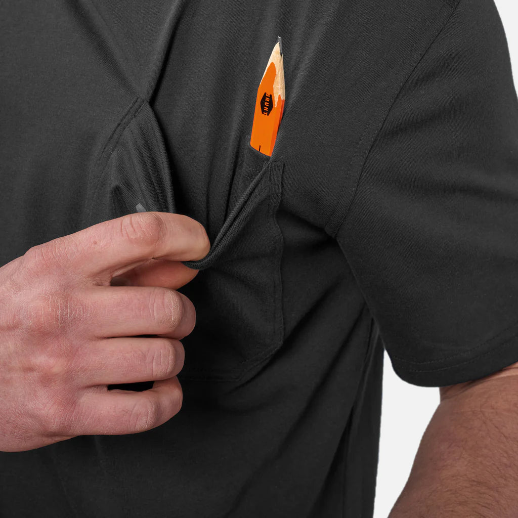 The BRUNT SS Pocket Tee- Black