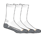 Force Midweight Crew Sock 3-Pack - White