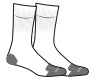 Women's Force Midweight Synthetic Blend Crew Sock 2-Pack - White