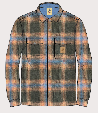 Coors Colt Flannel - Black/Brown