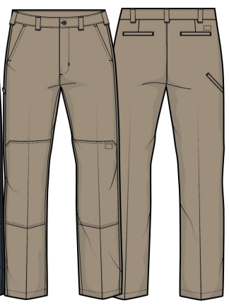 Double Knee Pro Work Pant, Desert Sand