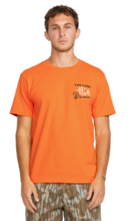 Pour Choices S/S Tee, Neon Orange